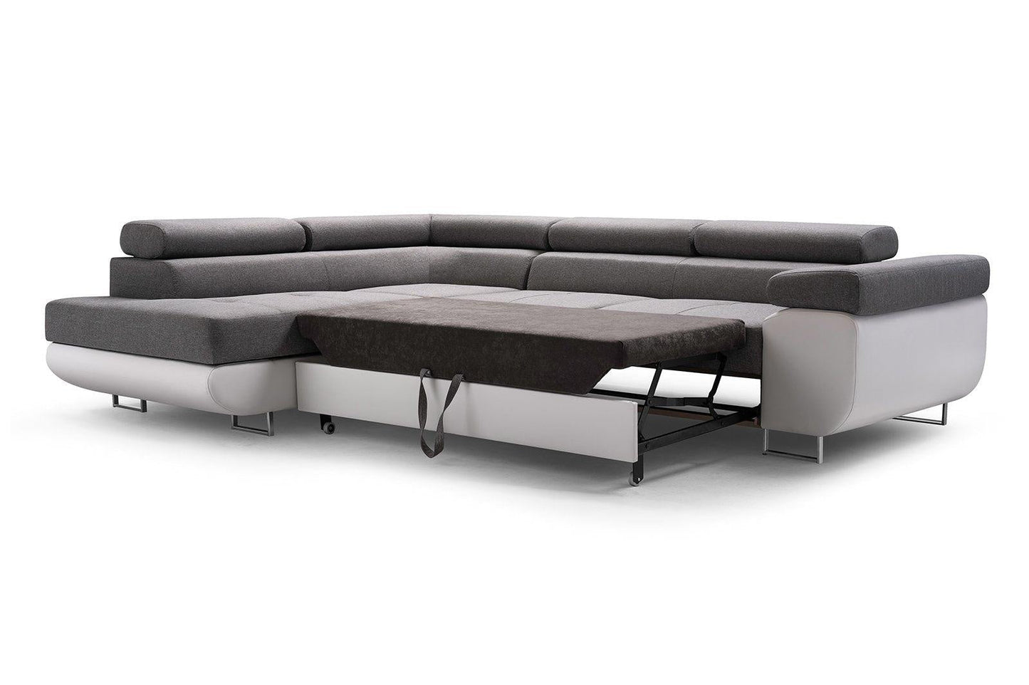 CORNER SOFA BED ASH 273CM