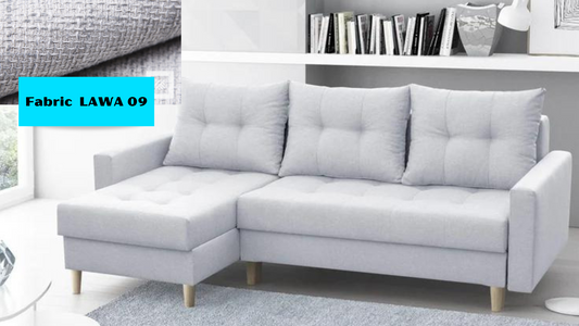 CORNER SOFA BED BRIAN LAWA 09 222x140cm universal RIGHT/LEFT CORNER