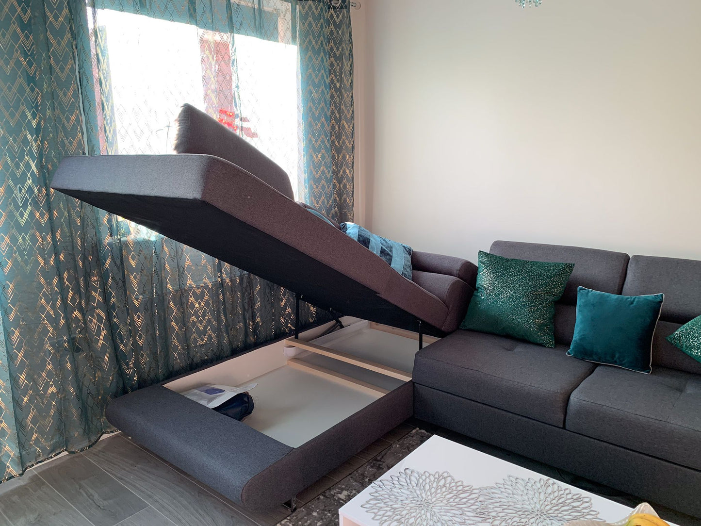 CORNER SOFA BED CALIPSO 275CM MALMO 95