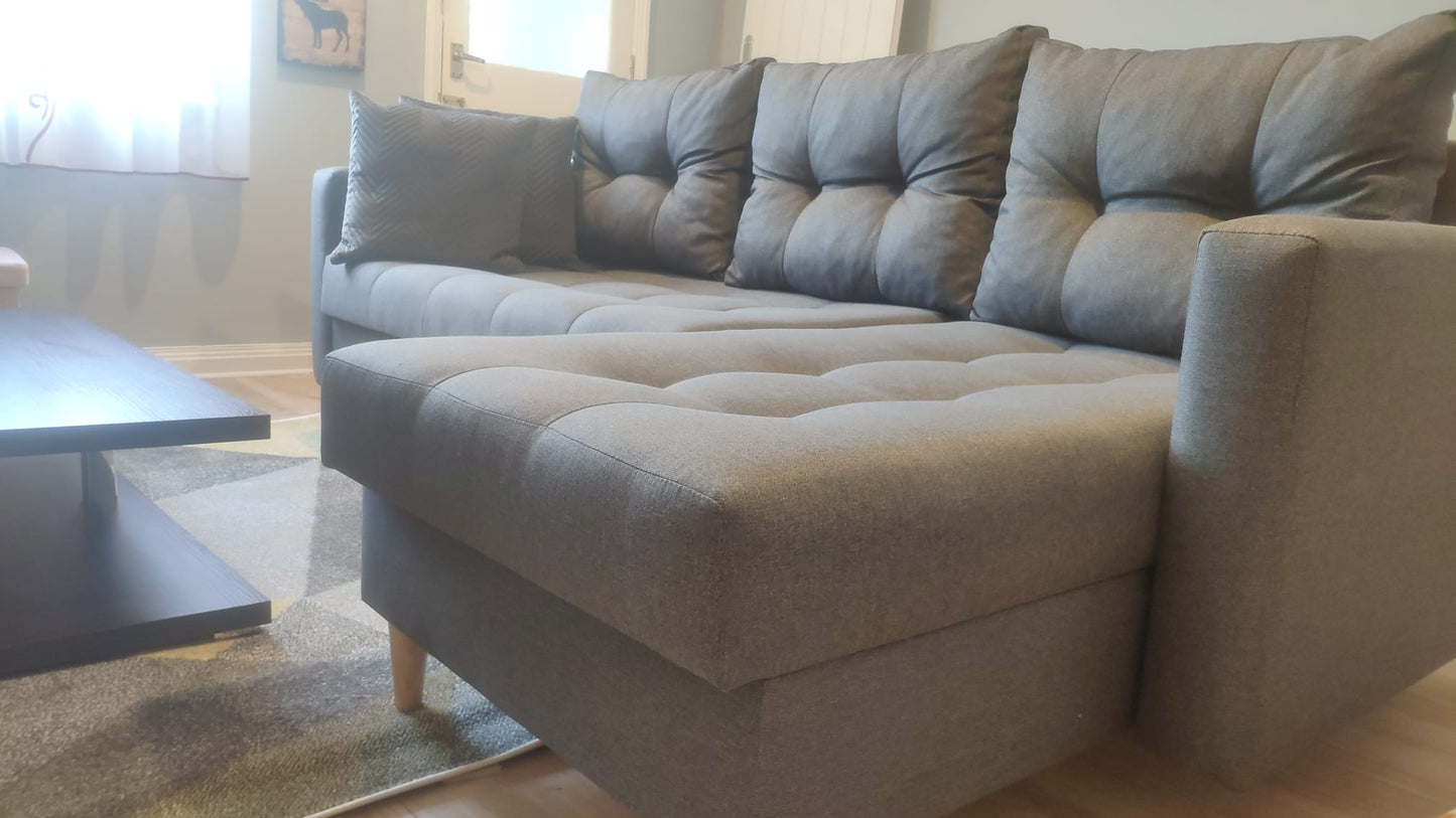 CORNER SOFA BED BRIAN (NO95) 222x140cm universal RIGHT/LEFT CORNER