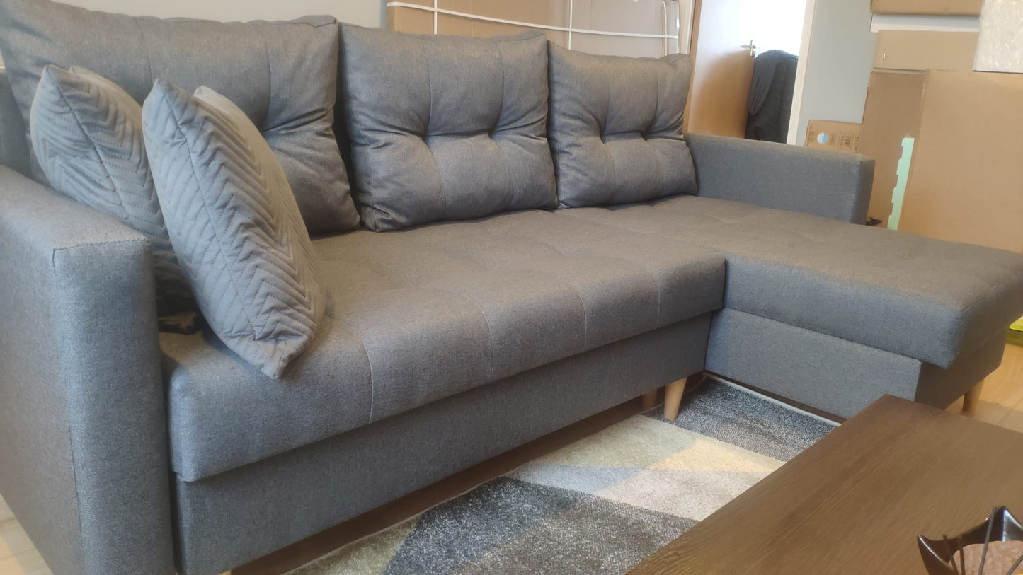 CORNER SOFA BED BRIAN (NO95) 222x140cm universal RIGHT/LEFT CORNER