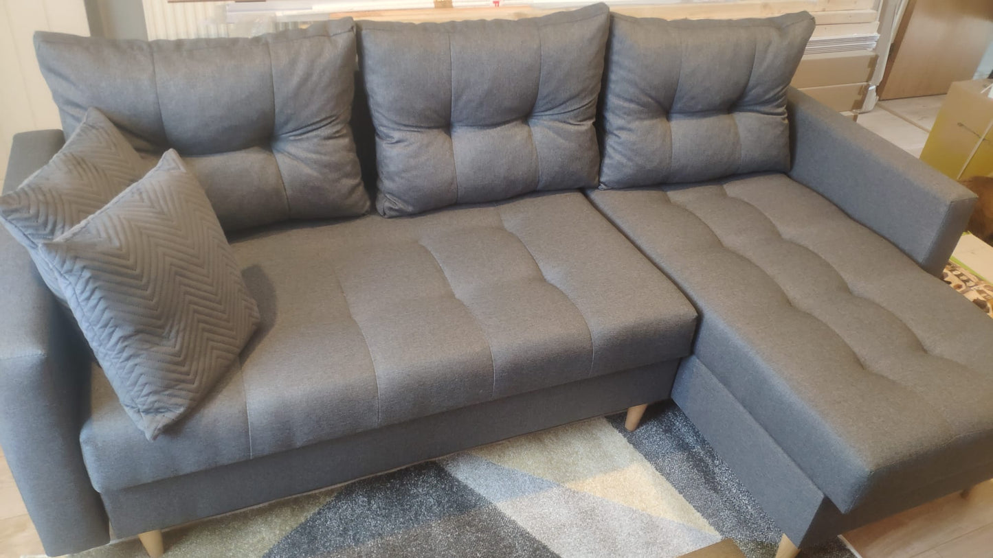 CORNER SOFA BED BRIAN (NO95) 222x140cm universal RIGHT/LEFT CORNER