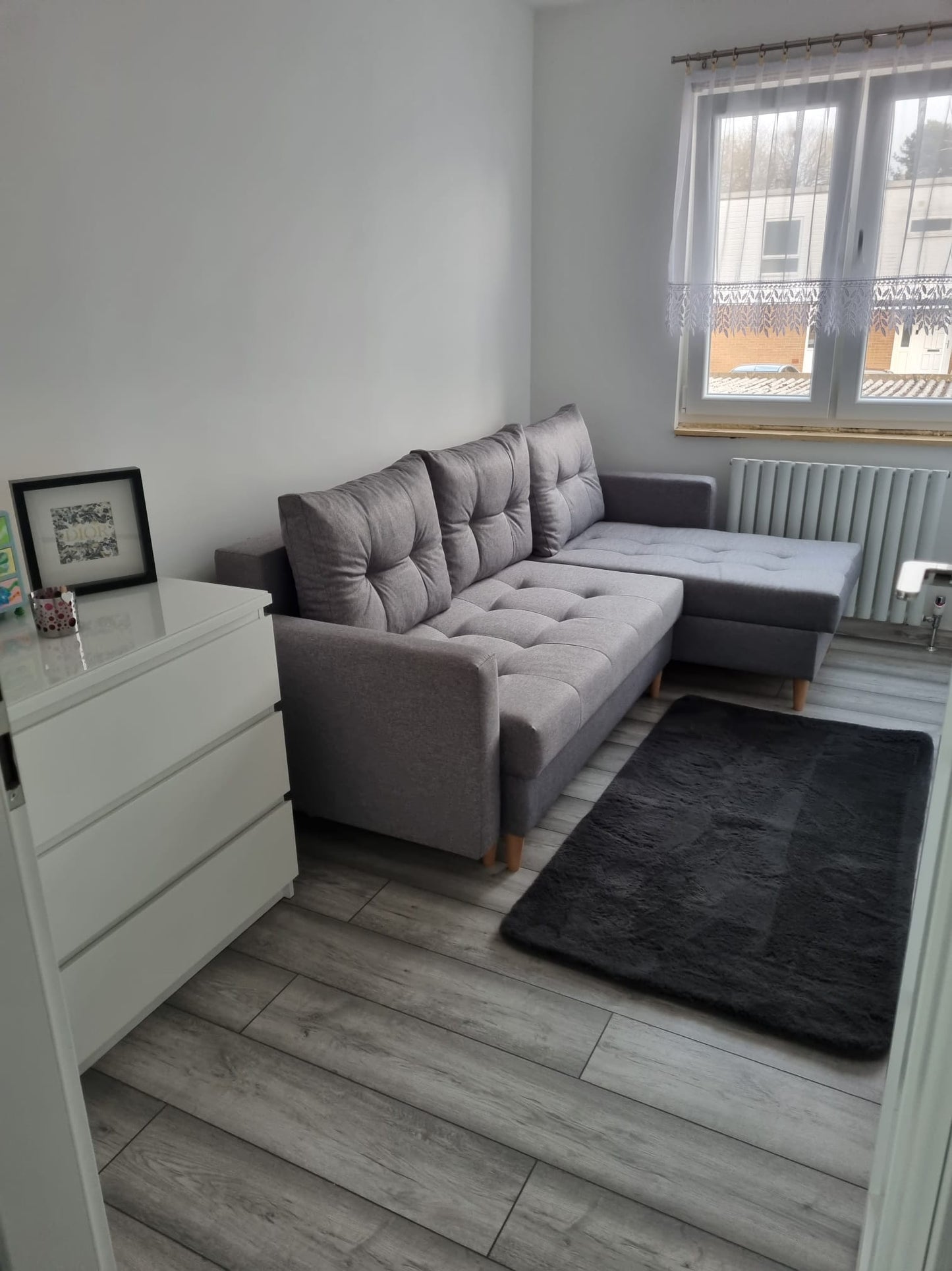 CORNER SOFA BED BRIAN 222x140CM Universal RIGHT/LEFT CORNER