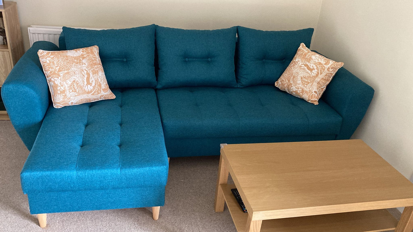 CORNER SOFA BED PANAMA MALMO 85 240cm universal RIGHT/LEFT CORNER
