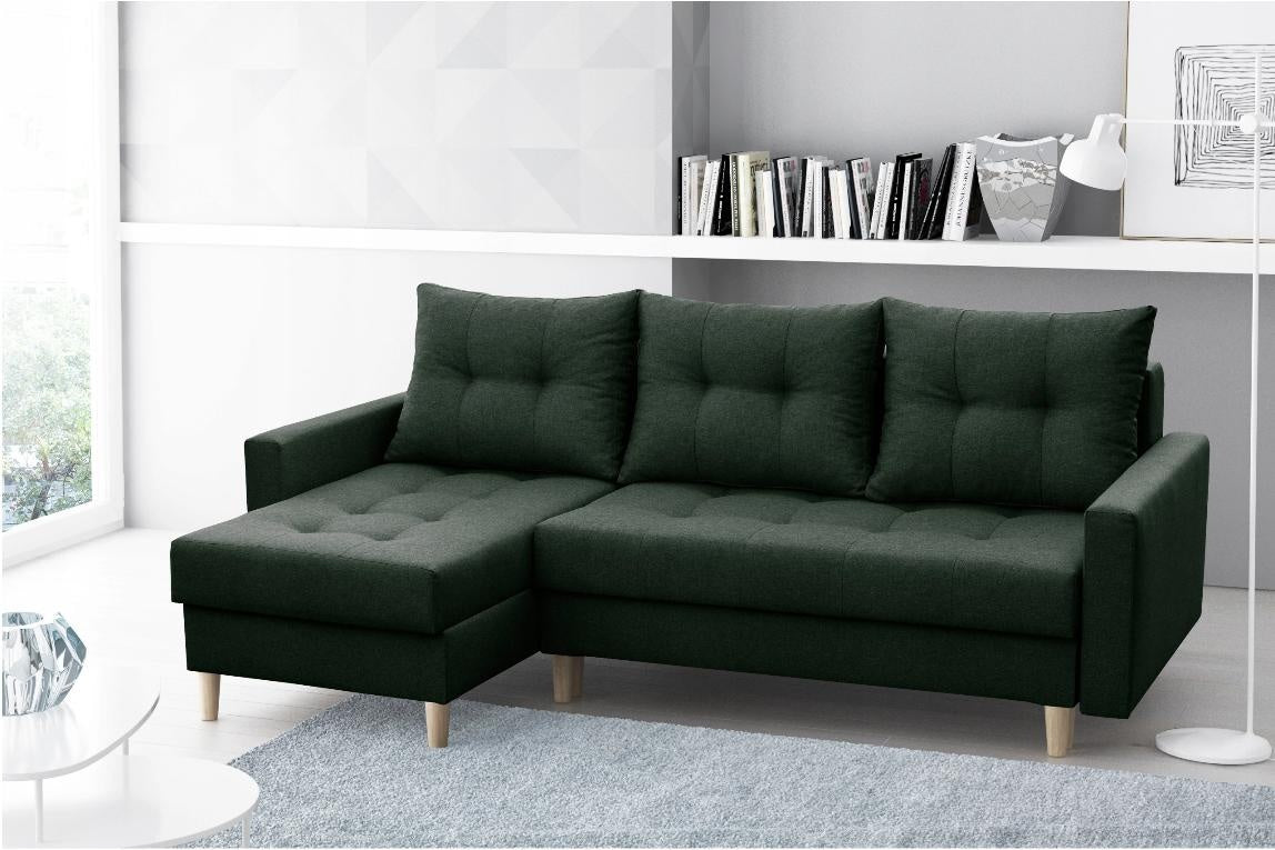 CORNER SOFA BED BRIAN 222x140CM Universal RIGHT/LEFT CORNER