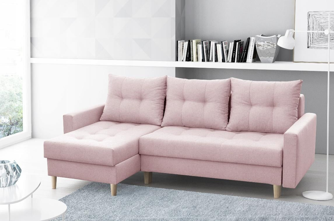 CORNER SOFA BED BRIAN 222x140CM Universal RIGHT/LEFT CORNER