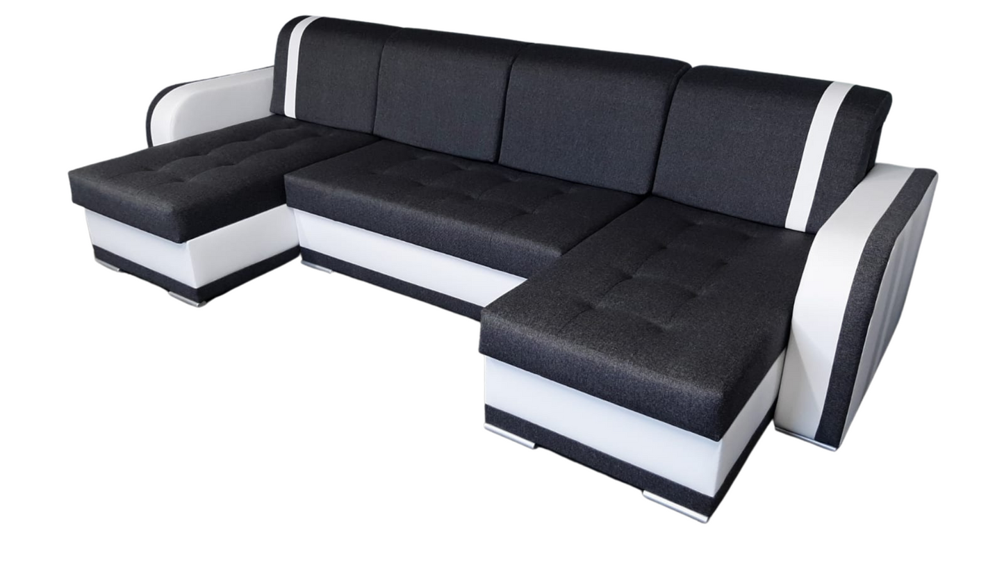 CORNER SOFA BED DINA U SHAPE CHOICE OF COLOR
