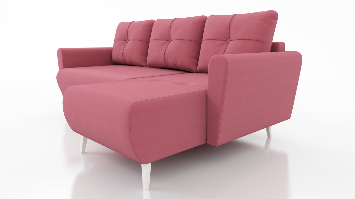 CORNER SOFA BED MONE UNIVERSAL 228cm STAIN RESISTANT FABRIC