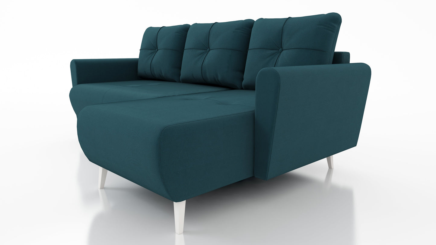 CORNER SOFA BED MONE UNIVERSAL 228cm STAIN RESISTANT FABRIC