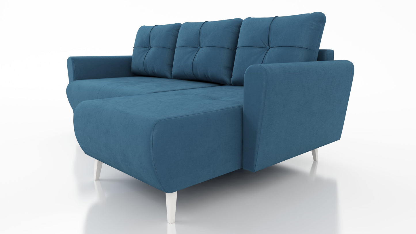 CORNER SOFA BED MONE UNIVERSAL 228cm STAIN RESISTANT FABRIC