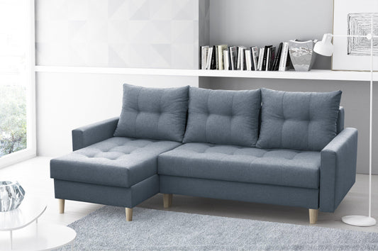 CORNER SOFA BED BRIAN (NO95) 222x140cm universal RIGHT/LEFT CORNER
