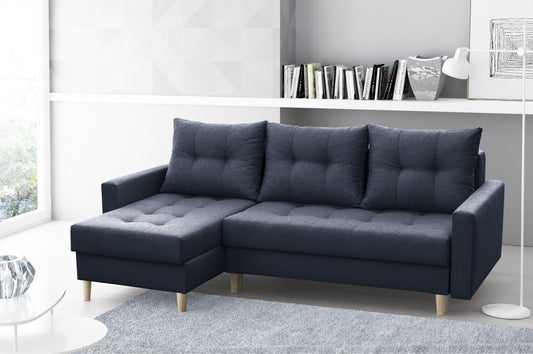 CORNER SOFA BED BRIAN (NO96) 222x140cm universal RIGHT/LEFT CORNER