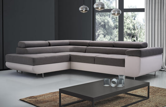 CORNER SOFA BED ASH 273CM