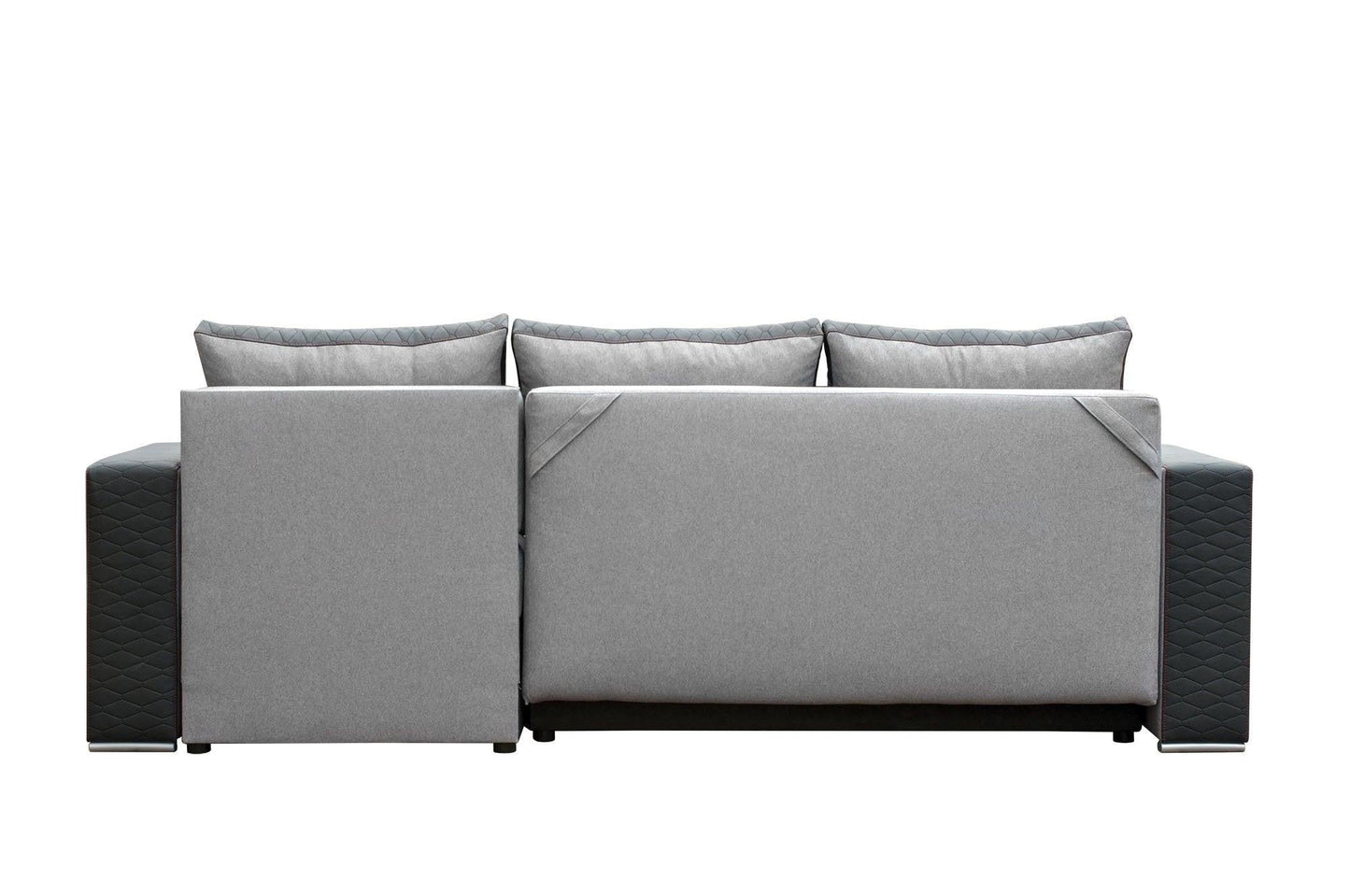 CORNER SOFA BED SEUL GREY /BLACK 236CM universal RIGHT/LEFT CORNER