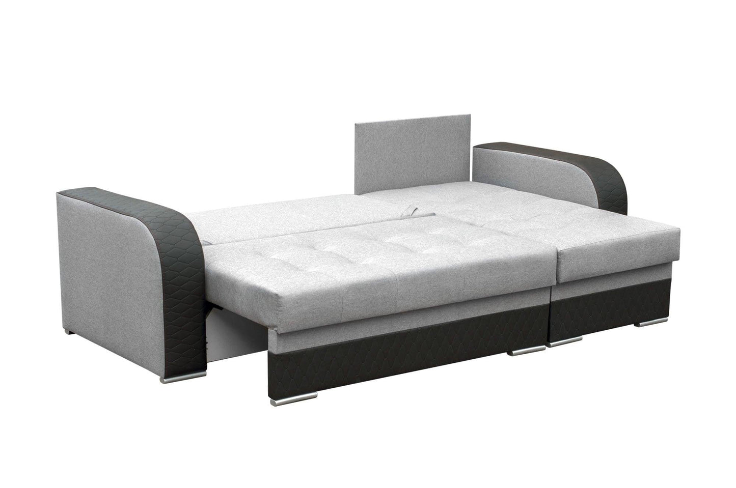 CORNER SOFA BED SEUL GREY /BLACK 236CM universal RIGHT/LEFT CORNER