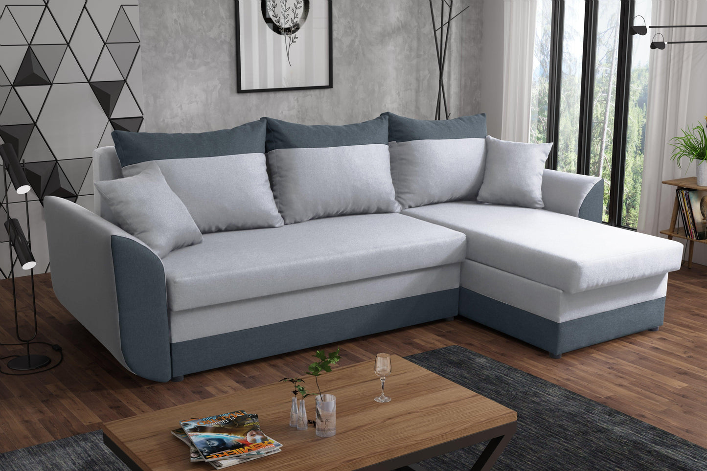 CORNER SOFA BED TRINITY 234CM