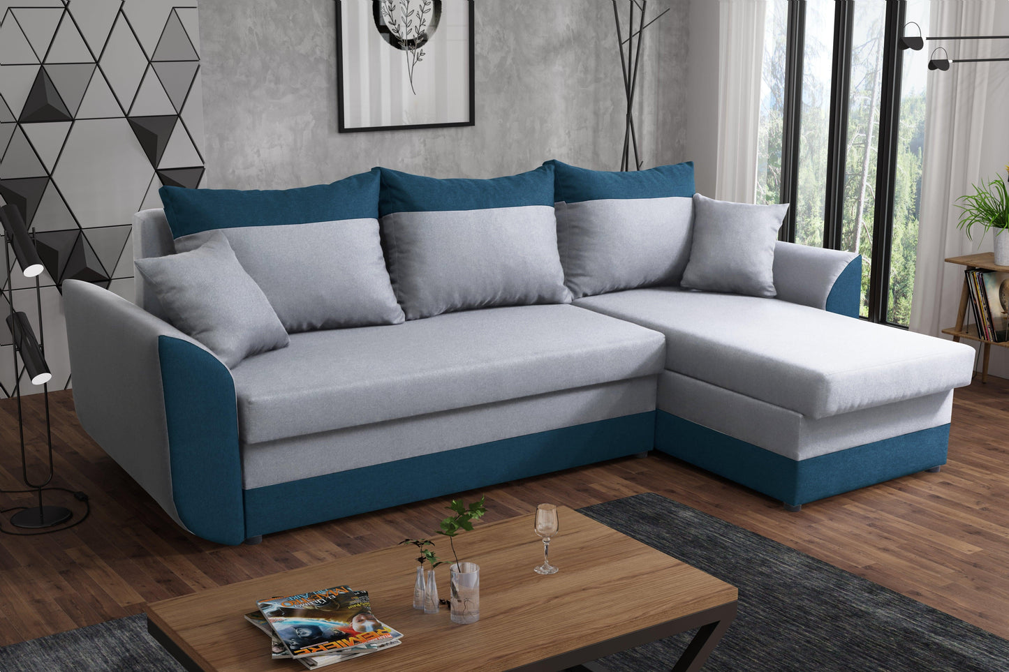 CORNER SOFA BED TRINITY 234CM