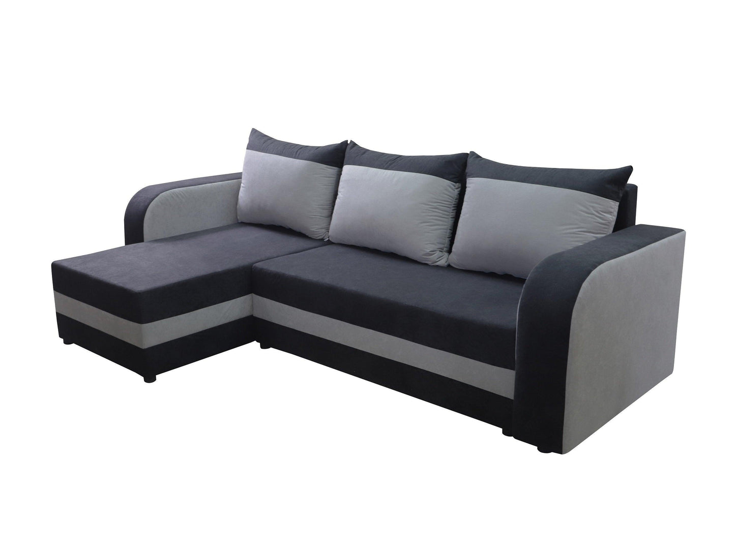 CORNER SOFA BED ALEXA BROWN / BEIGE 238cm universal RIGHT/LEFT CORNER