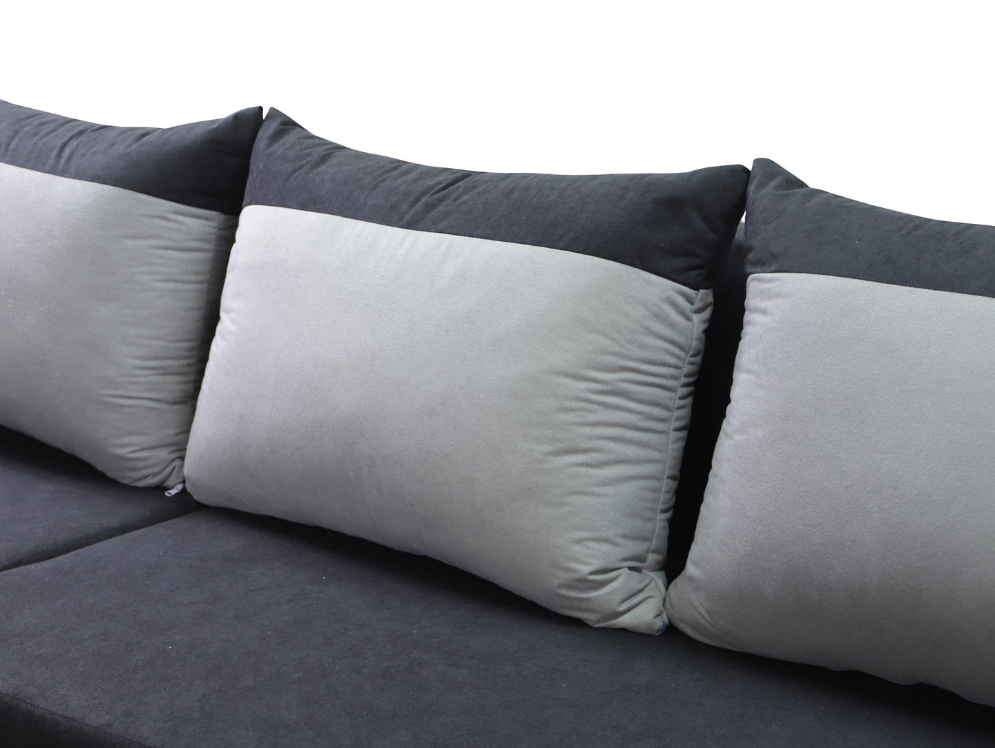 CORNER SOFA BED ALEXA BROWN / BEIGE 238cm universal RIGHT/LEFT CORNER