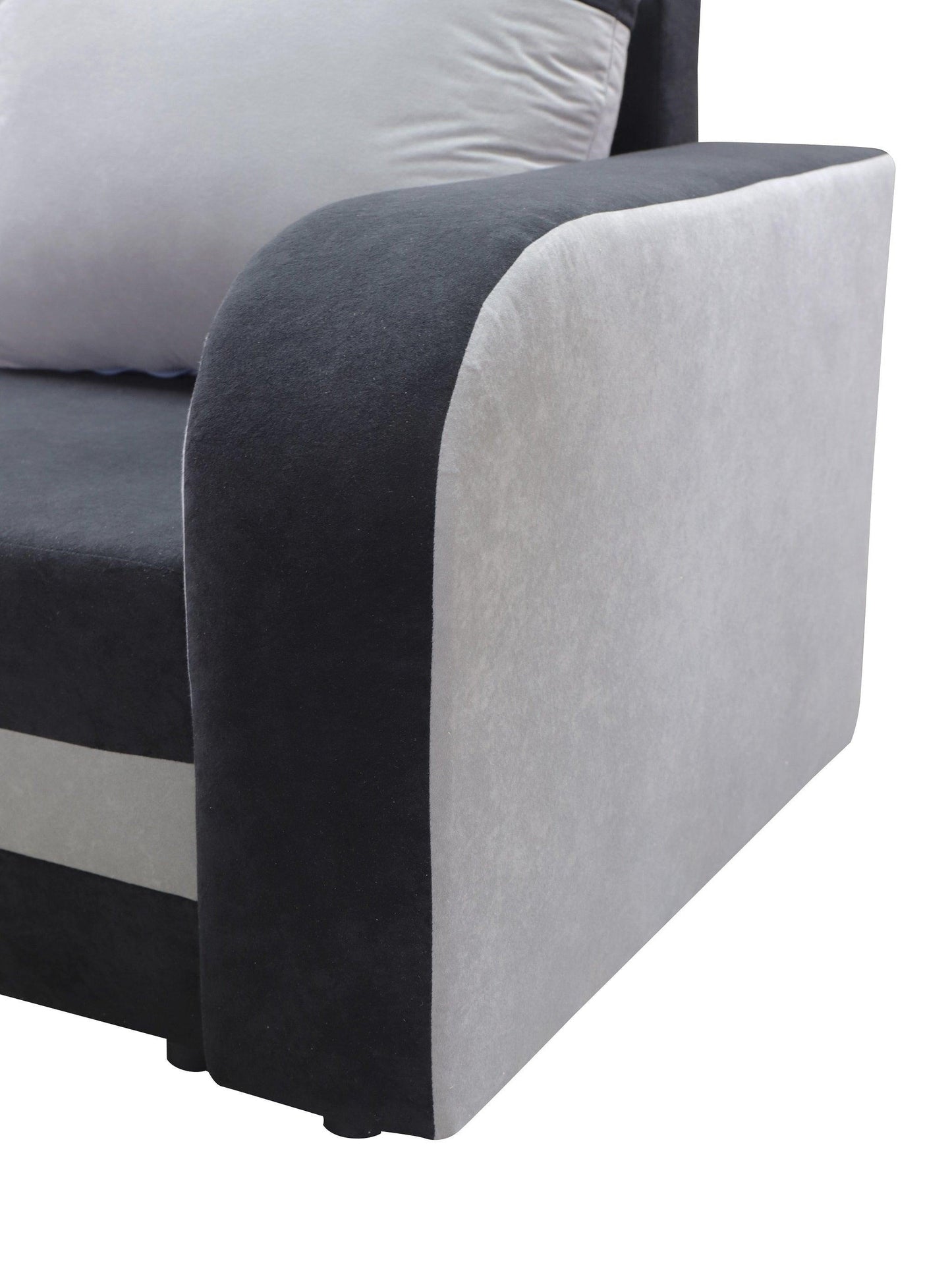 CORNER SOFA BED ALEXA BROWN / BEIGE 238cm universal RIGHT/LEFT CORNER