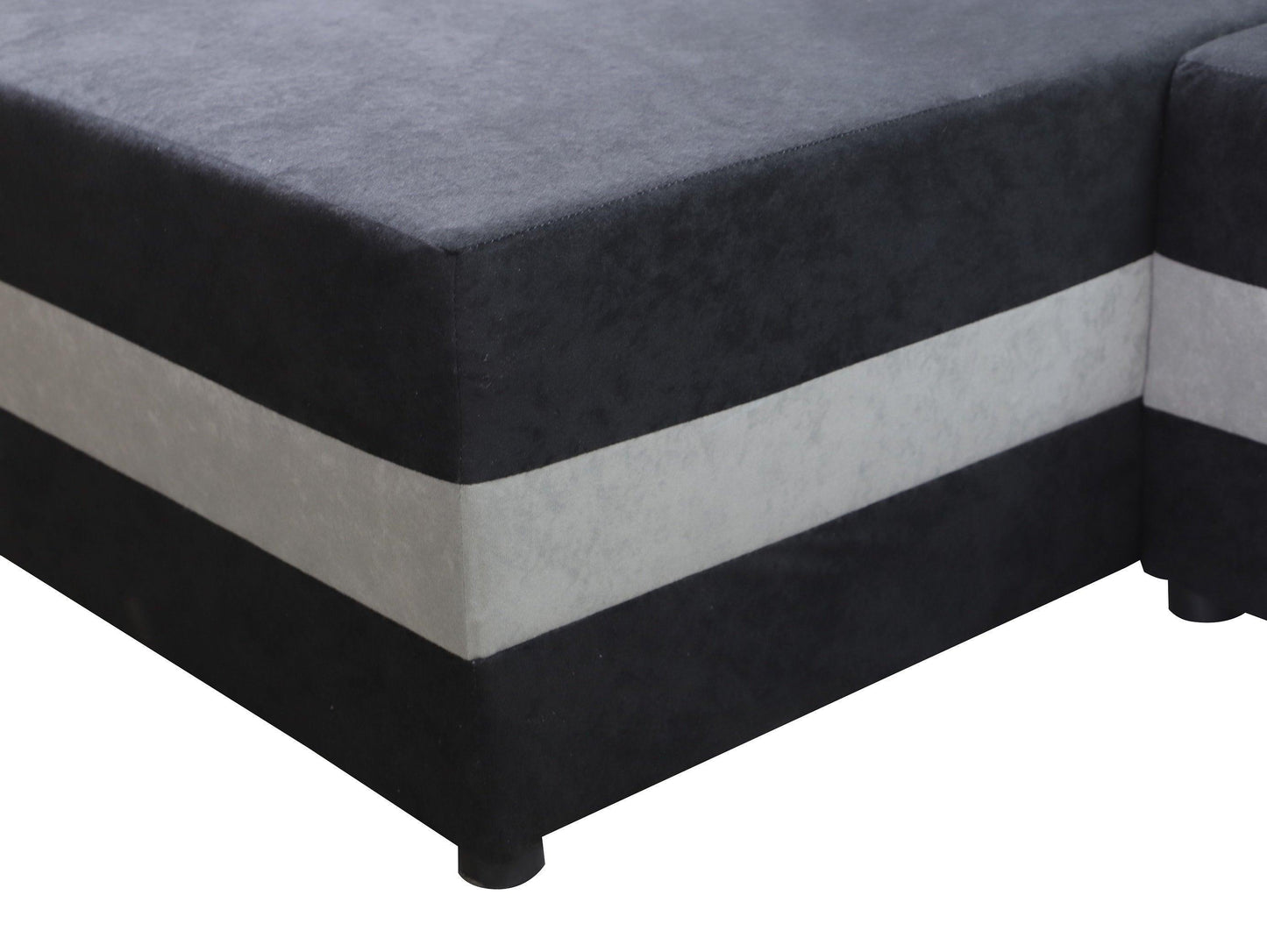 CORNER SOFA BED ALEXA BROWN / BEIGE 238cm universal RIGHT/LEFT CORNER