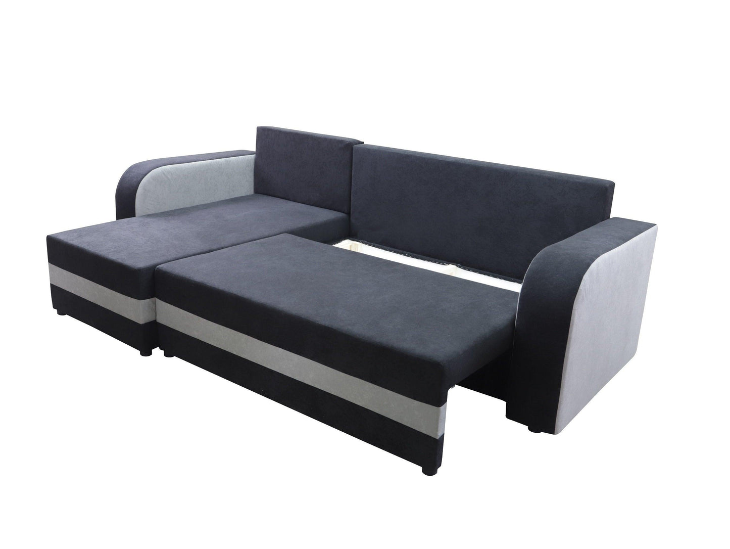 CORNER SOFA BED ALEXA BROWN / BEIGE 238cm universal RIGHT/LEFT CORNER