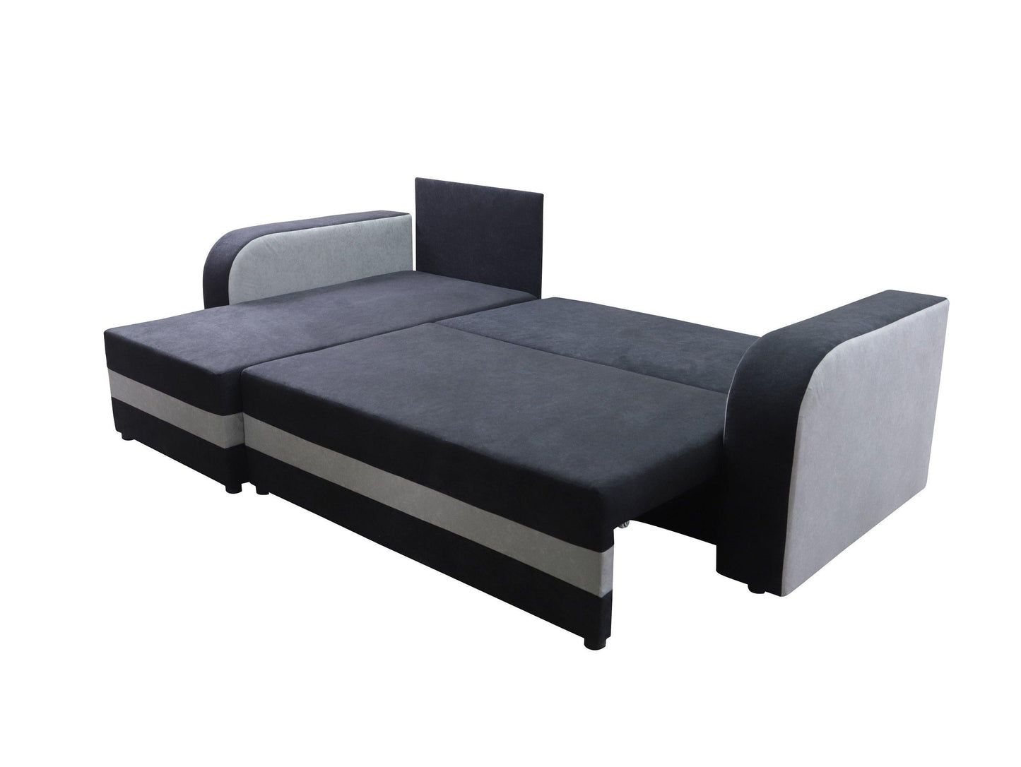 CORNER SOFA BED ALEXA BROWN / BEIGE 238cm universal RIGHT/LEFT CORNER