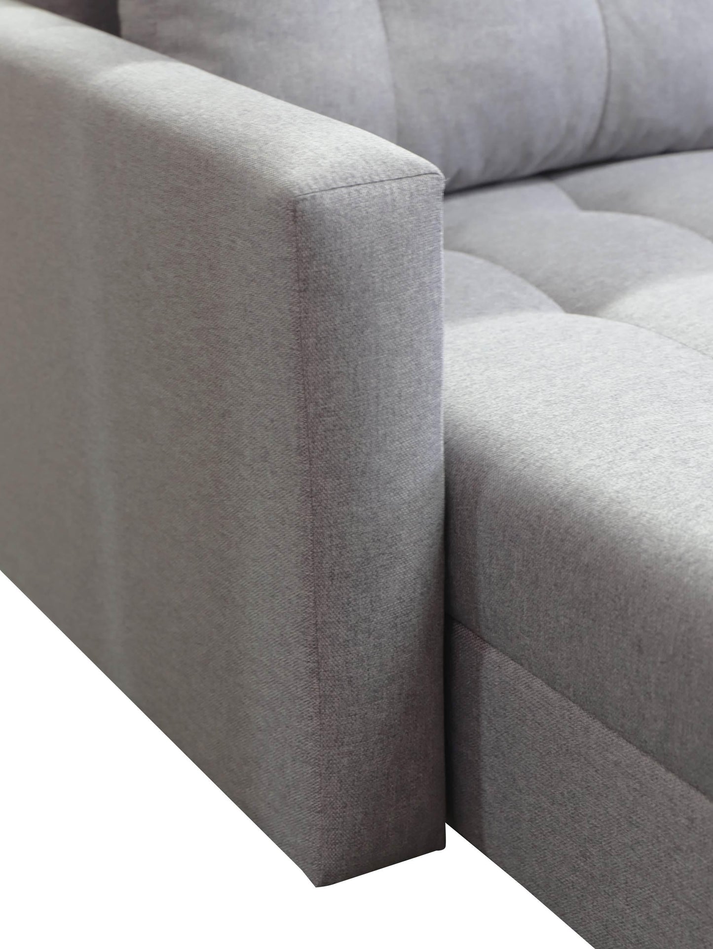 CORNER SOFA BED BRIAN 222CM + STORAGE PUFF / OTTOMAN MALMO 95 RIGHT/LEFT CORNER