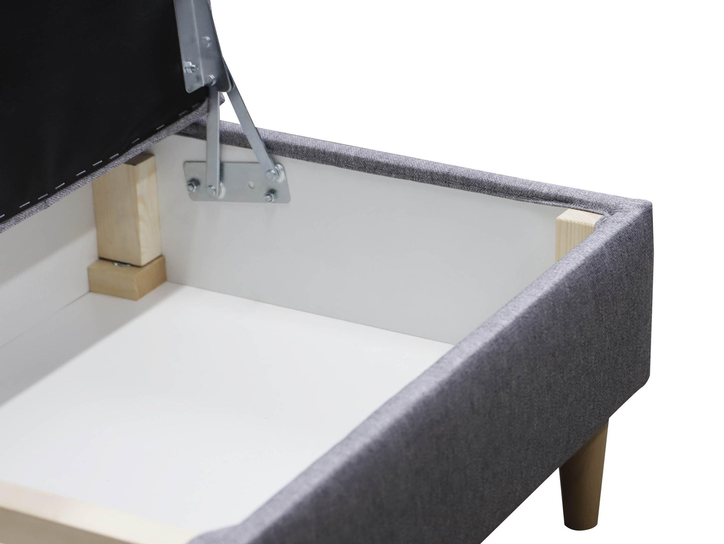 CORNER SOFA BED BRIAN 222CM + STORAGE PUFF / OTTOMAN MALMO 95 RIGHT/LEFT CORNER