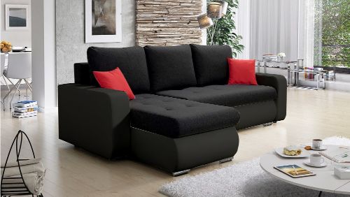 CORNER SOFA BED DAVY CHOICE OF COLOR 238CM