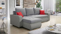 CORNER SOFA BED DAVY CHOICE OF COLOR 238CM