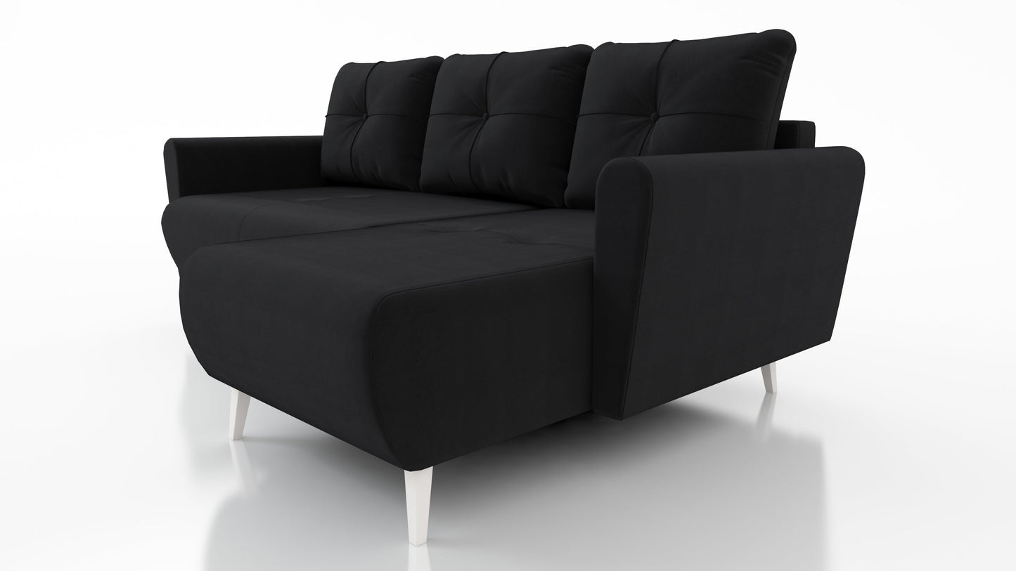 CORNER SOFA BED MONE UNIVERSAL 228cm STAIN RESISTANT FABRIC