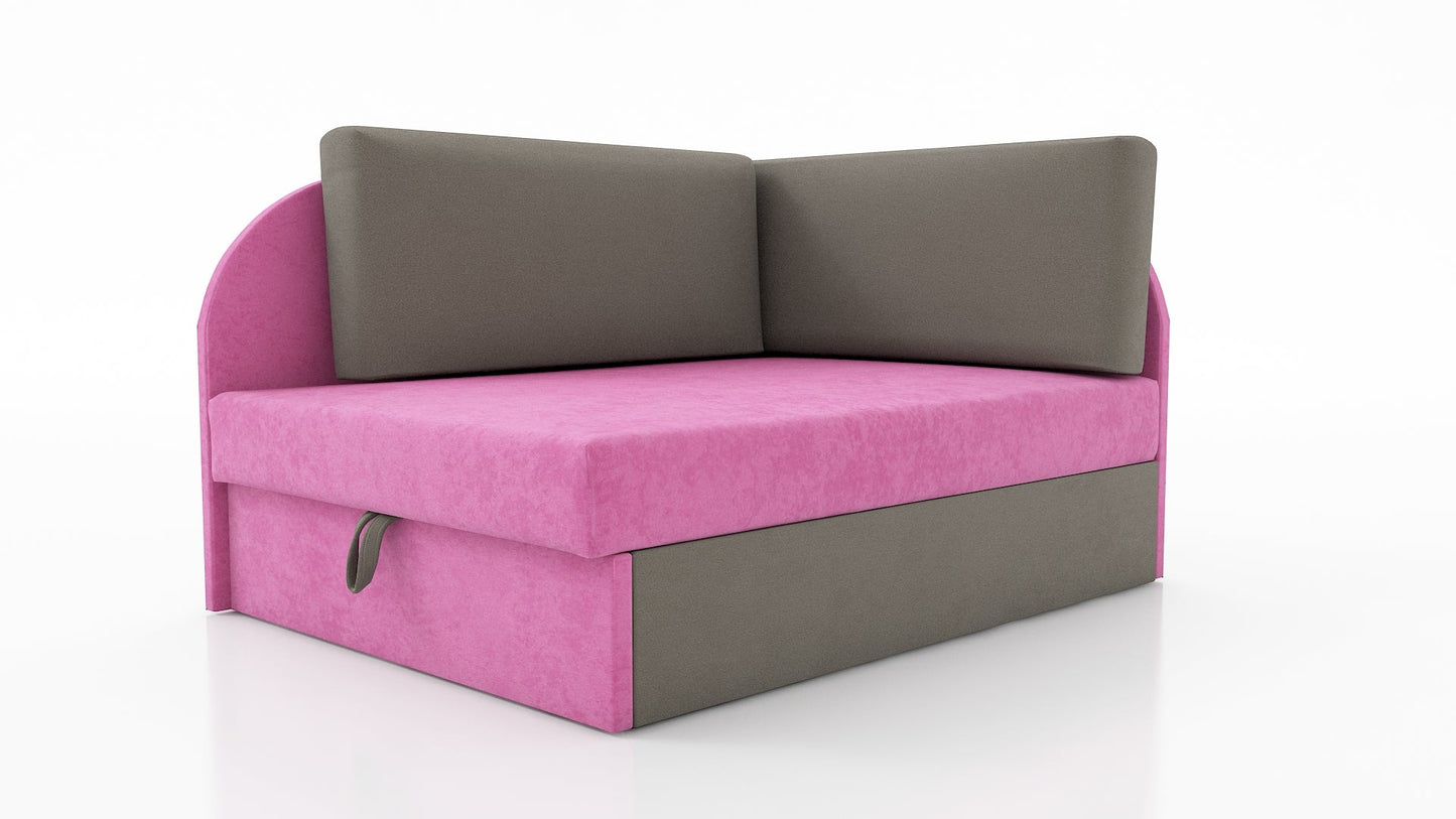 CORNER SOFA BED KUBUS Children room CHOICE OF COLORS