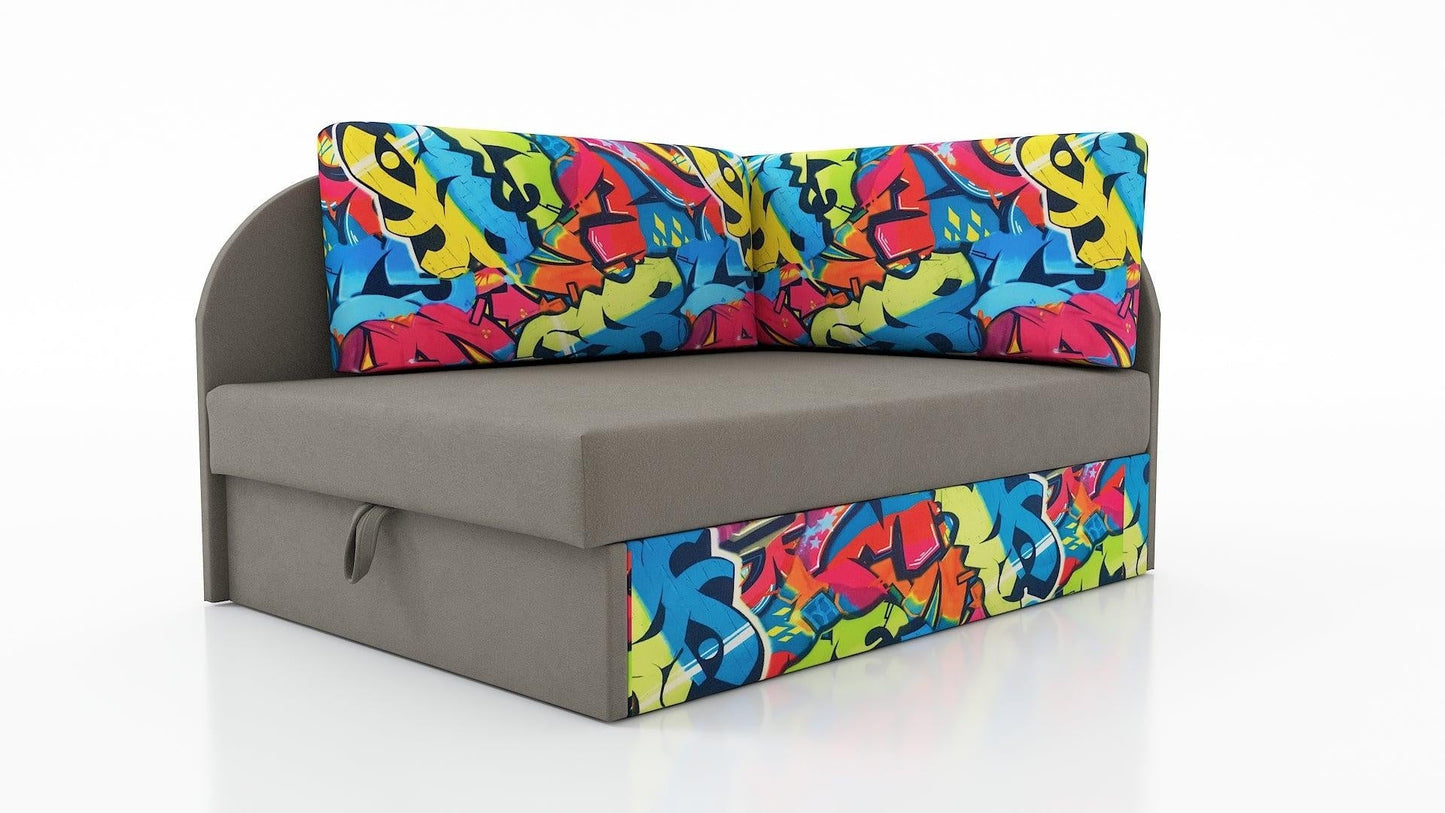 CORNER SOFA BED KUBUS Children room CHOICE OF COLORS